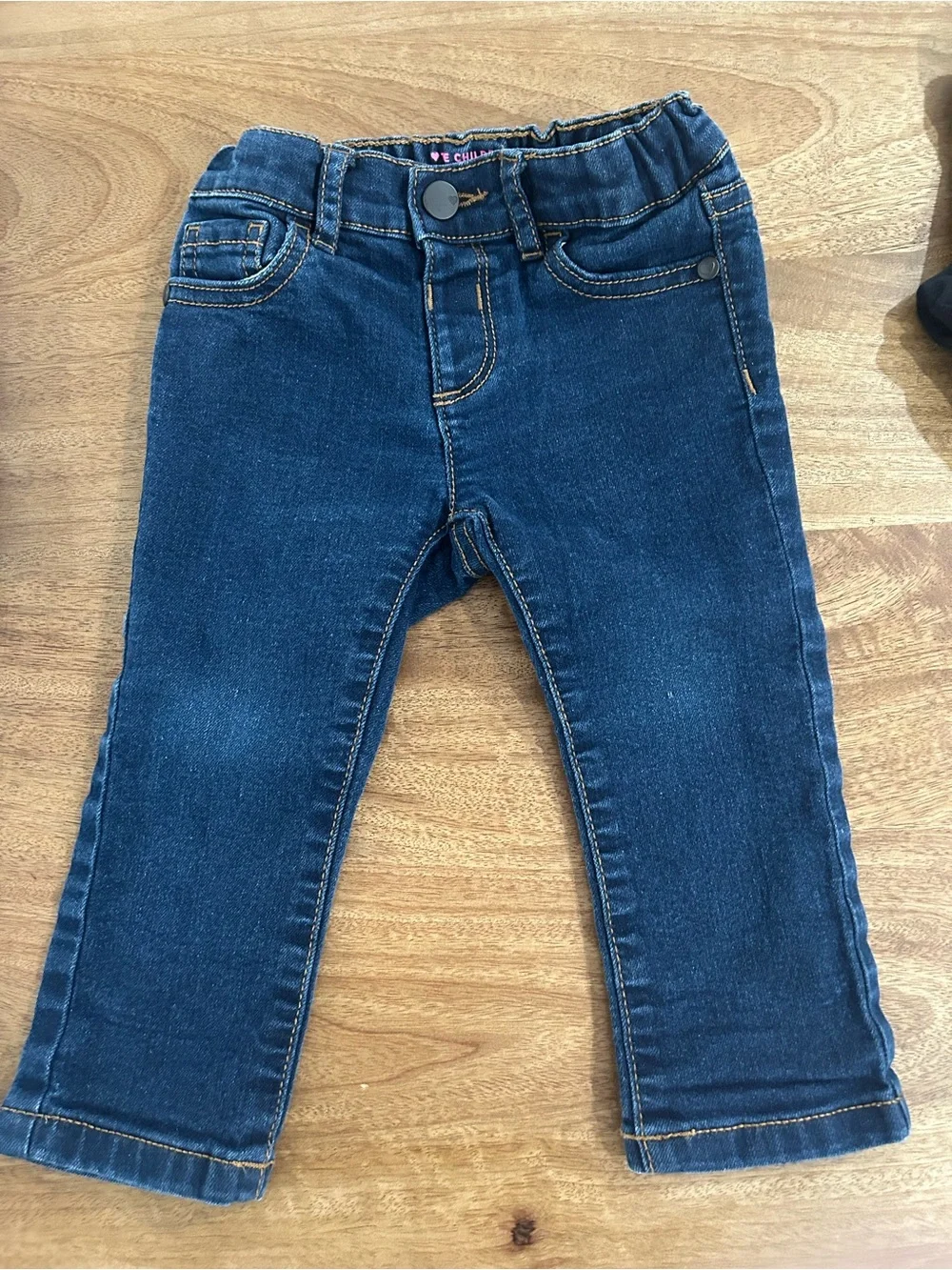 The Children's Place Girls' Mixed Denim & Black Bottoms - Blue & Black